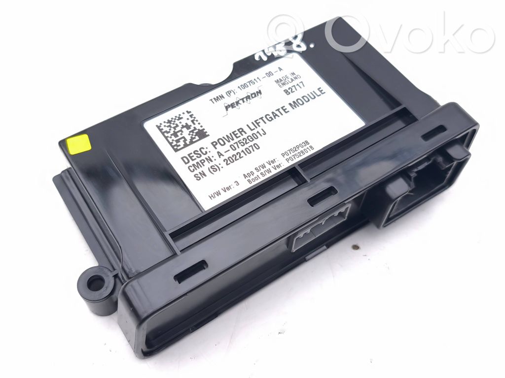 Unité de commande / module de hayon   100751100A