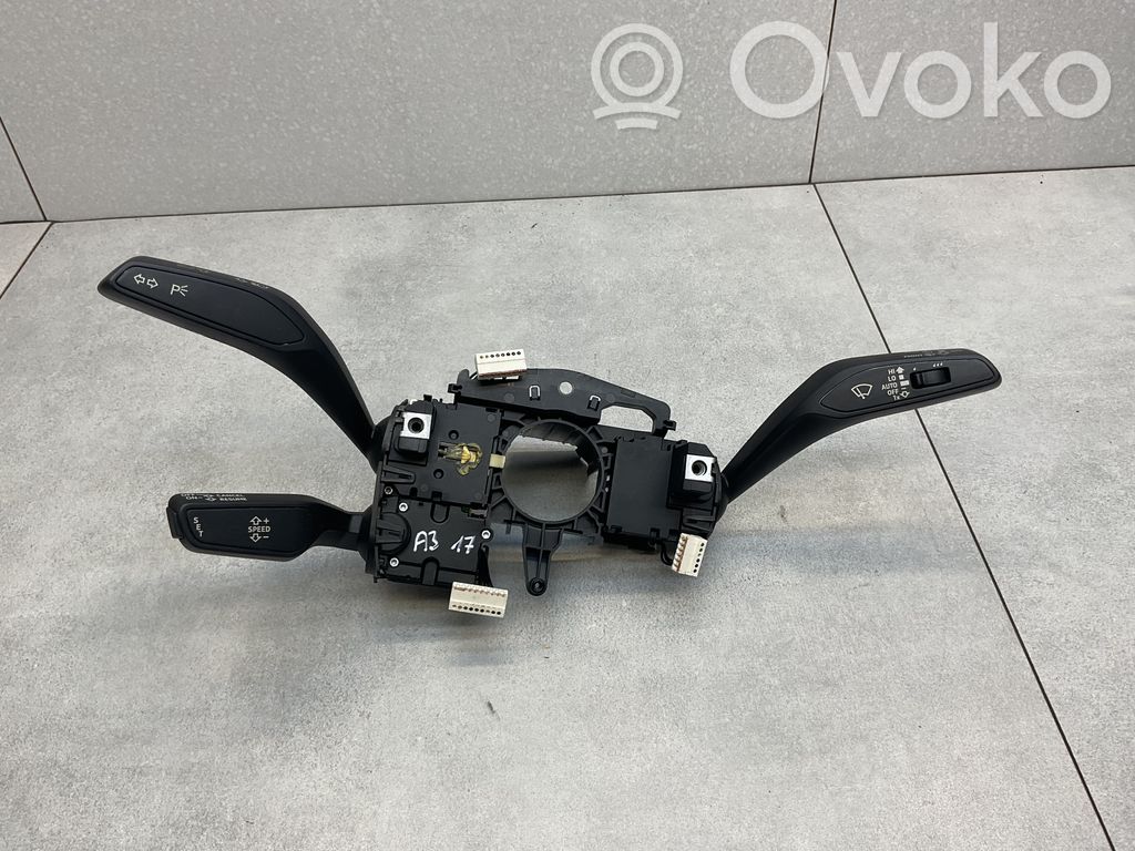 Audi A3 S3 8V Interruptor/palanca de limpiador de luz de giro 