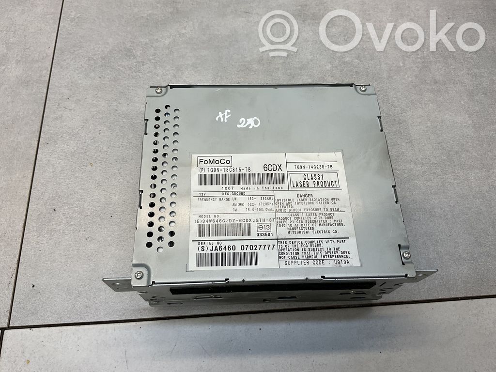 Panel / Radioodtwarzacz CD/DVD/GPS   7G9N14C230TB,7G9N18C815TB