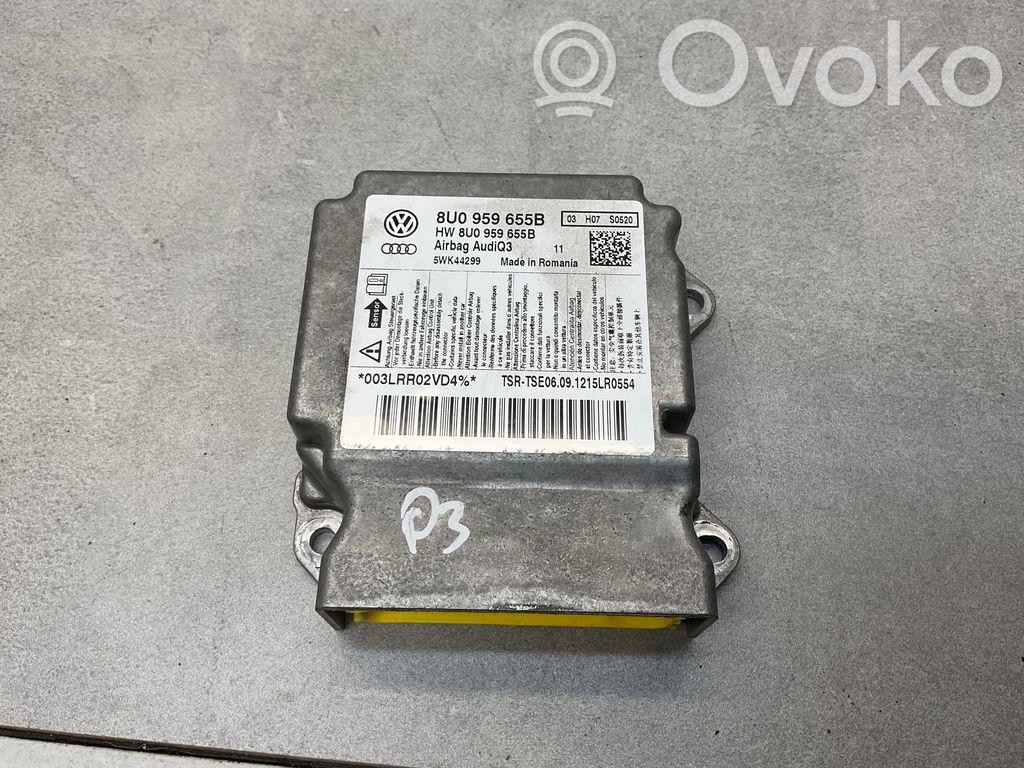 Audi Q3 8U Airbag control unit/module 