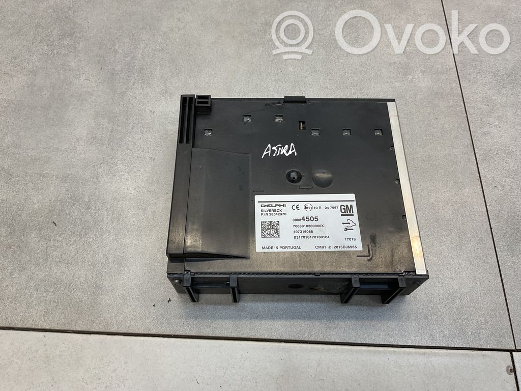 Opel Astra K GPS navigation control unit/module 