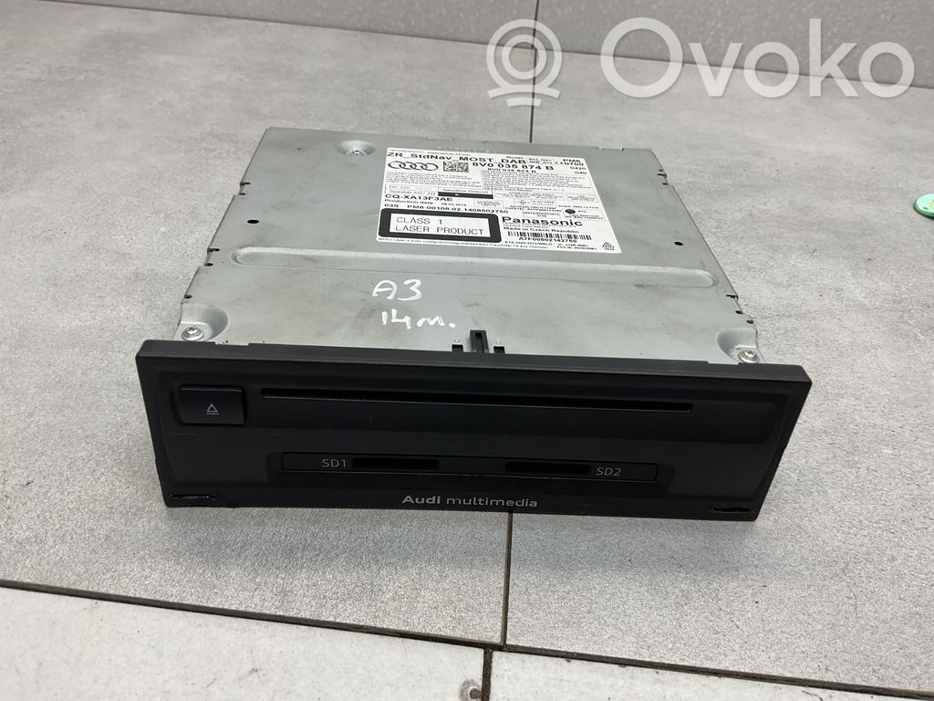 Audi A3 S3 8V Radio/CD/DVD/GPS head unit 