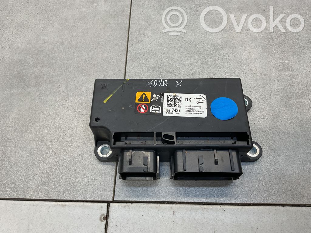Opel Mokka X Module de contrôle airbag 