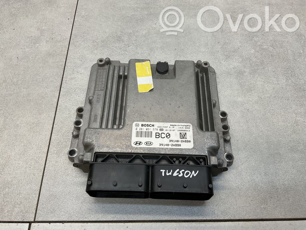 Hyundai Tucson TL Engine control unit/module 