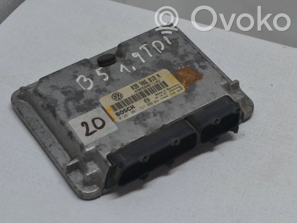 Engine control unit/module   038906018N,28SA3406,0281001727