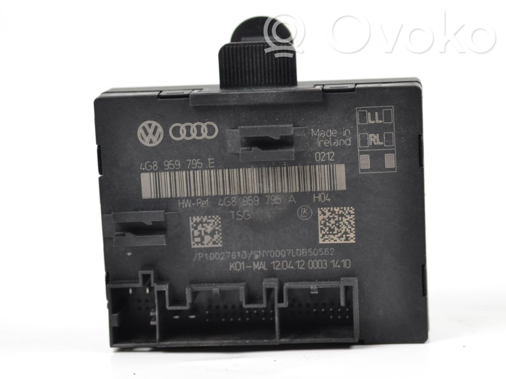 Audi A6 S6 C7 4G Sterownik / Moduł drzwi 