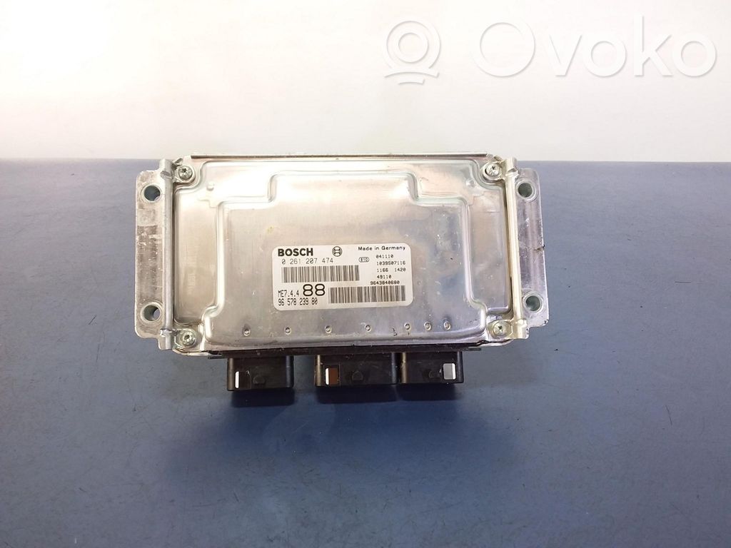 Engine control unit/module ECU   9657823980,9657823980