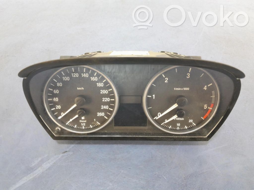 BMW 3 E90 E91 Speedometer (instrument cluster) 