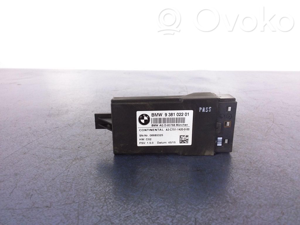 BMW 7 G11 G12 Module de commande de siège 