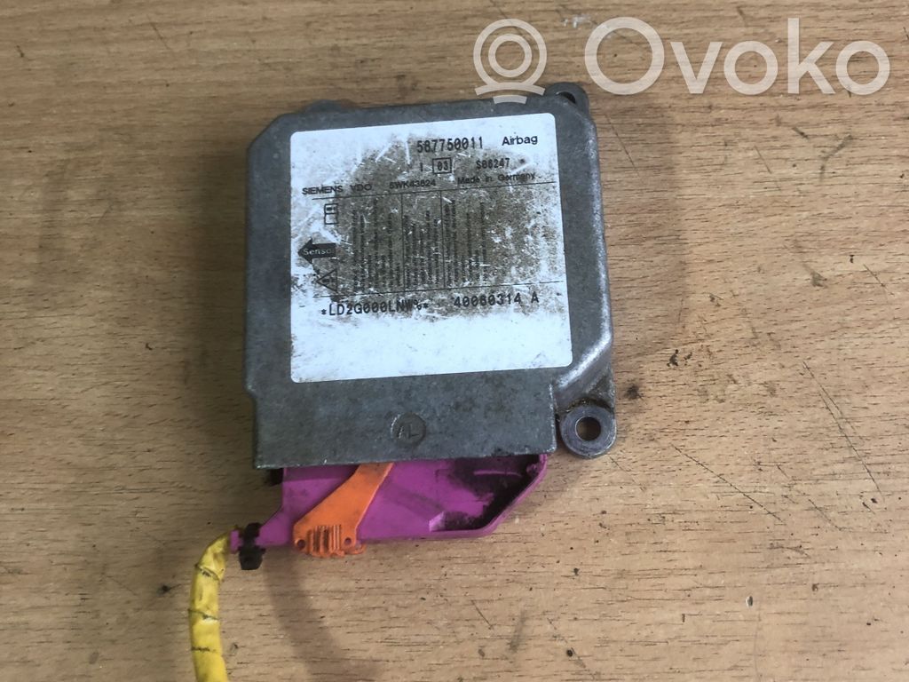 LDV Maxus Airbag control unit/module 