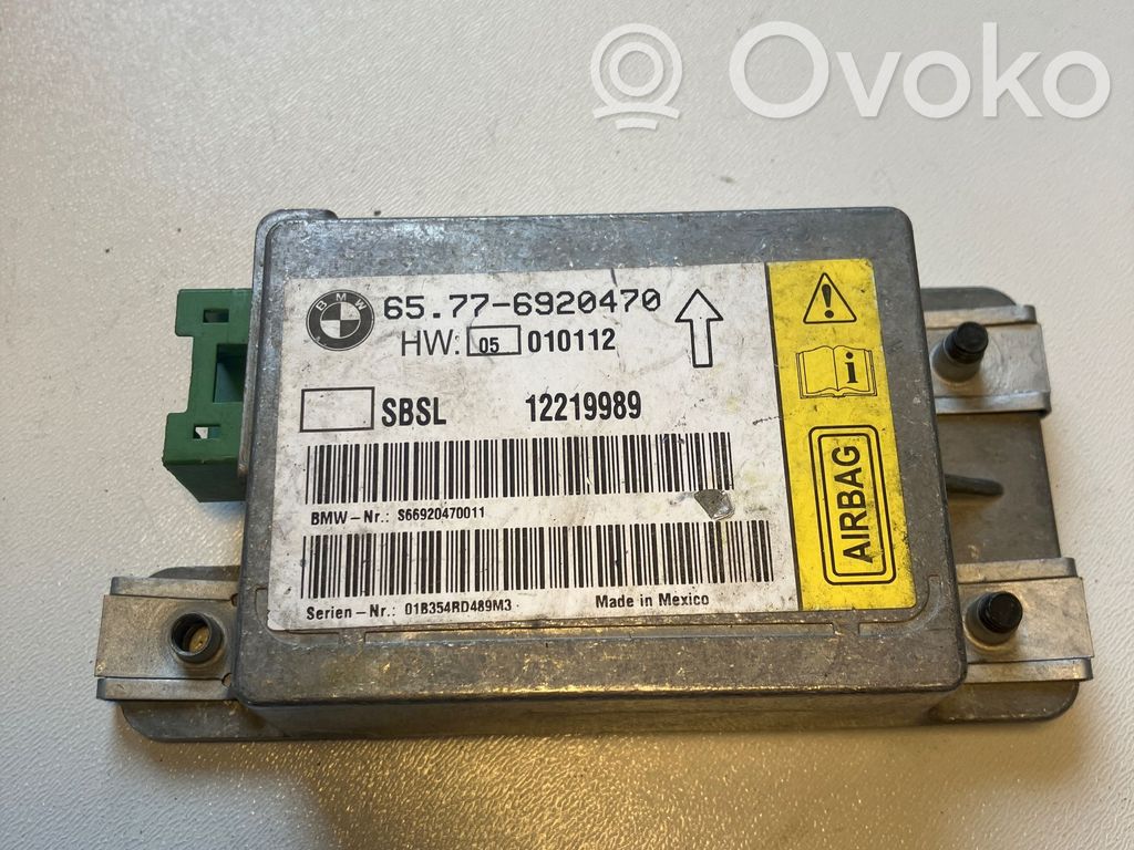 BMW 7 E65 E66 Airbag control unit/module 
