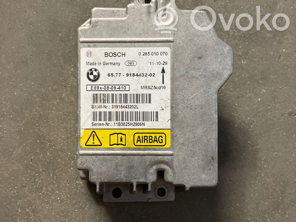 BMW 3 E90 E91 Airbag control unit/module 