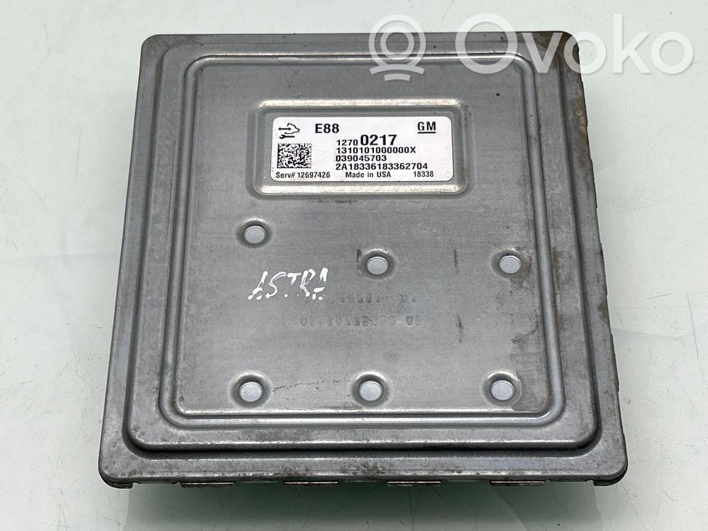 Opel Astra K Engine control unit/module 