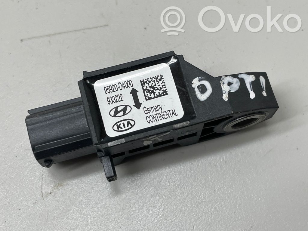 KIA Optima Sensor impacto/accidente para activar Airbag 