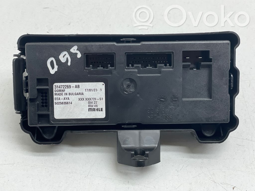 Volvo S60 Climate control unit 