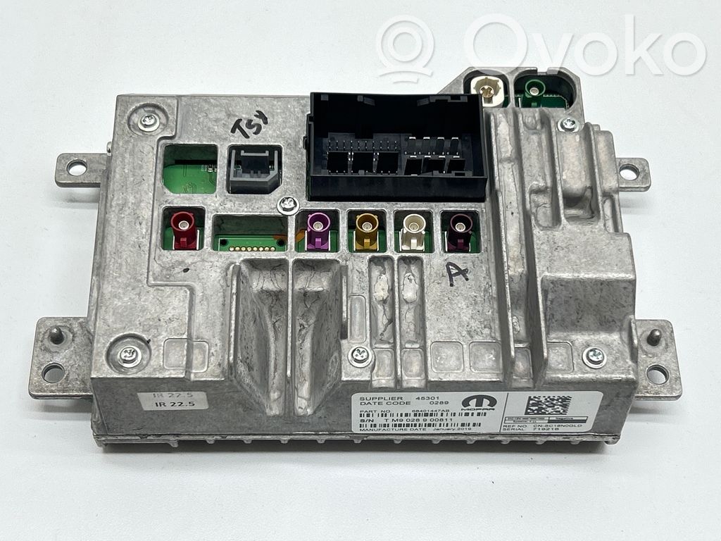 Chrysler Pacifica GPS navigation control unit/module 