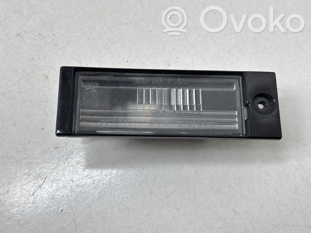 KIA Niro Éclairage de plaque d'immatriculation 