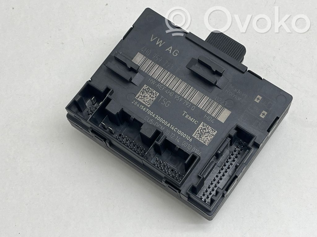 Porsche Cayenne (92A) Unité de commande module de porte 