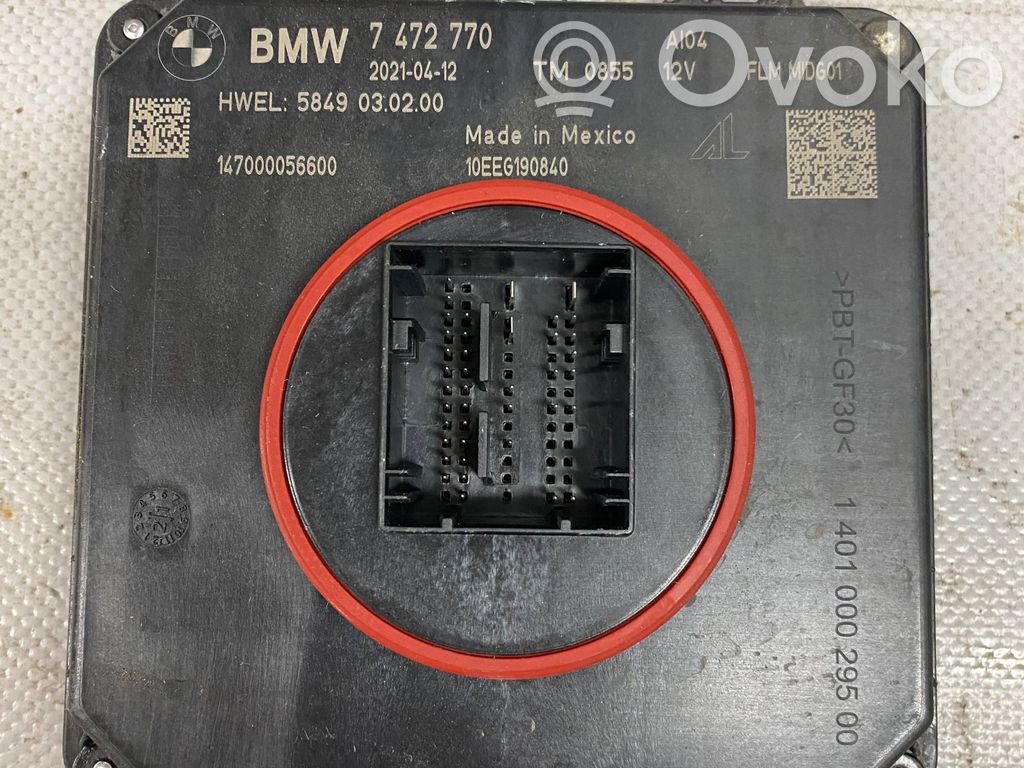 BMW X3 G01 LED ballast control module 