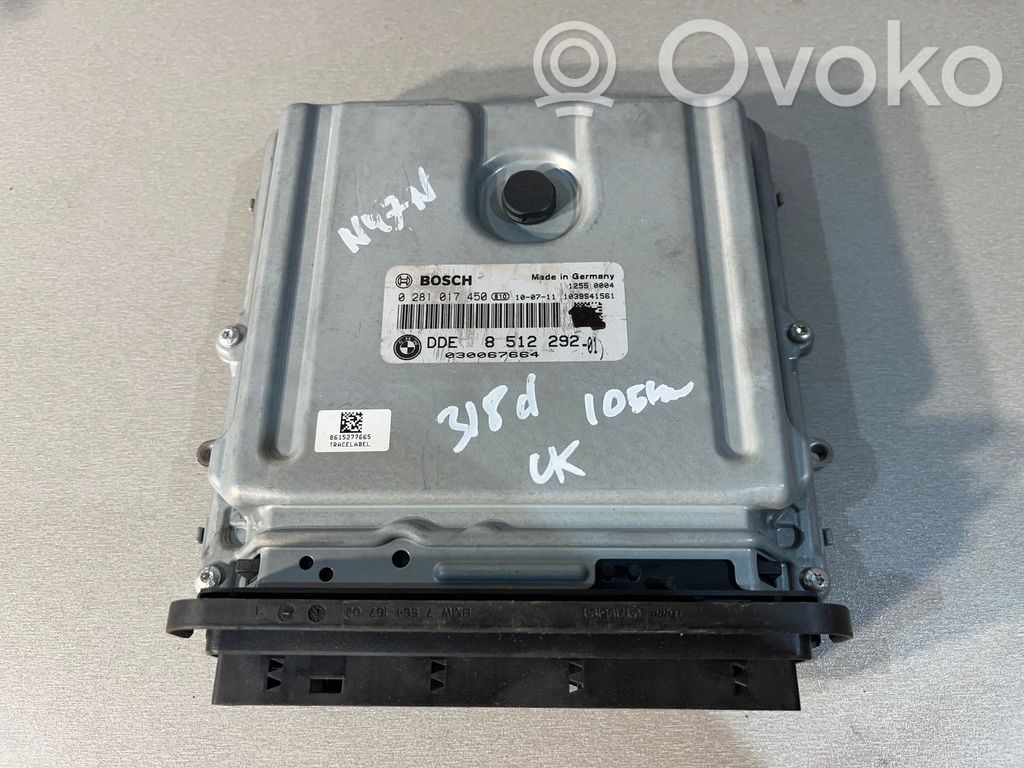BMW 3 E90 E91 Engine control unit/module 