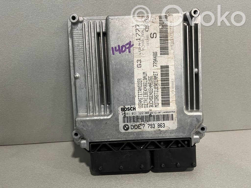 Engine control unit/module   7793863,0281011122,1039S03763