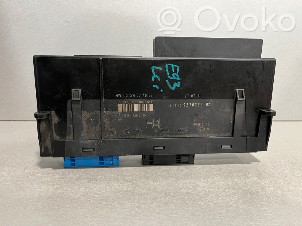 Module confort   9270386,518293E01,2406006677