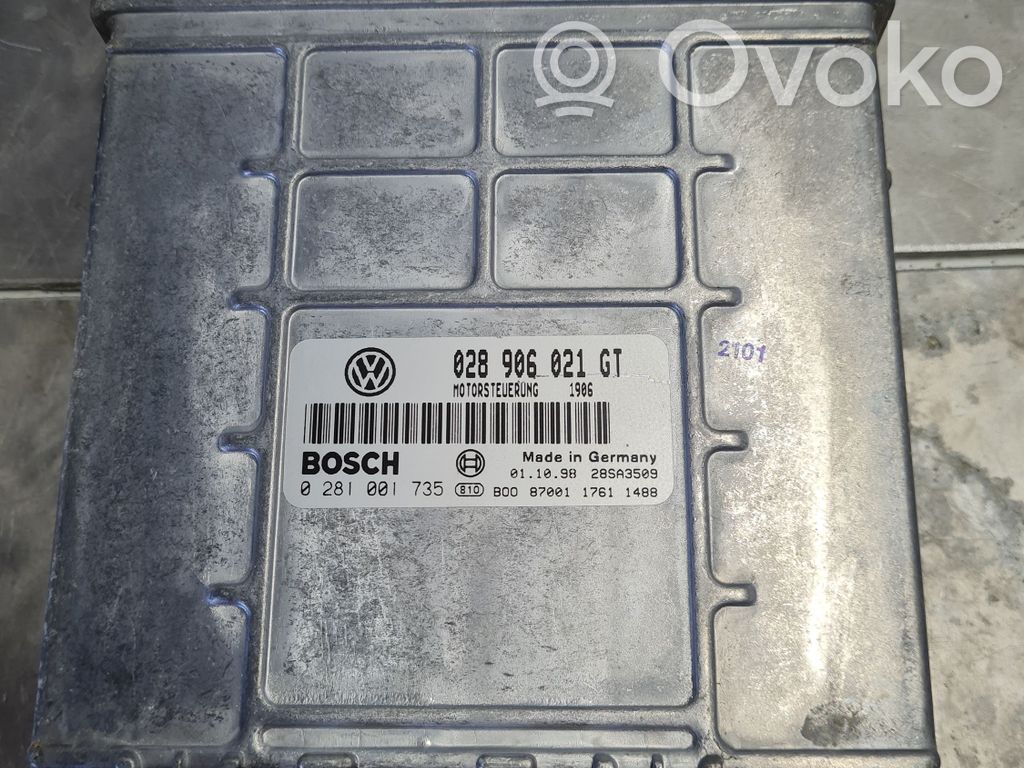 Engine control unit/module   028906021GT,0281001735