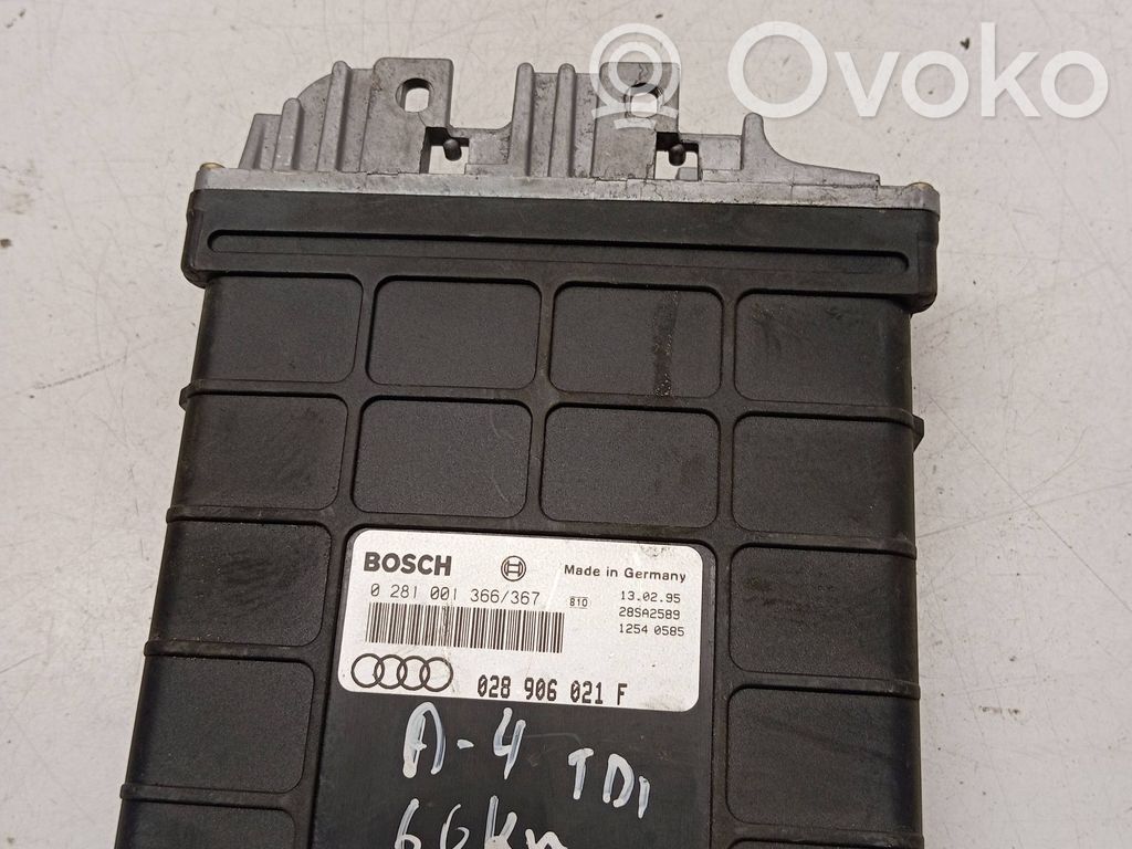 Engine control unit/module   028906021F,28SA2589,0281001366