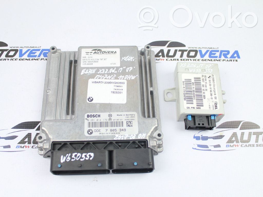 BMW X3 E83 Engine control unit/module 