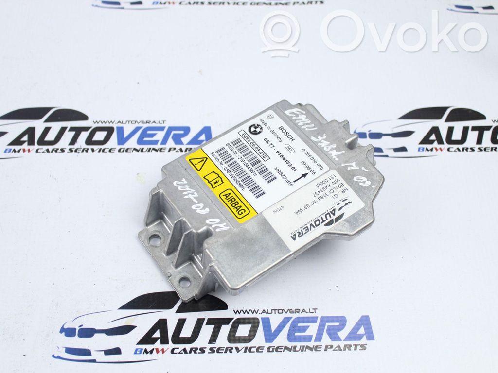Turvatyynyn ohjainlaite/moduuli   9184432
