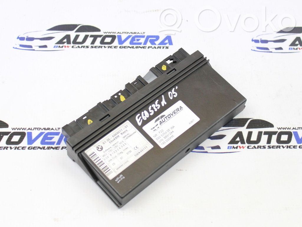 BMW 6 E63 E64 Kiti valdymo blokai/ moduliai 