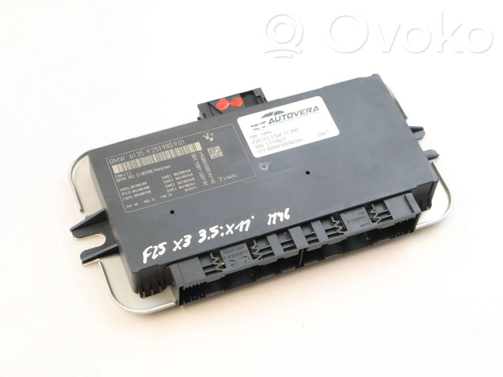 BMW X3 F25 Module d'éclairage LCM 