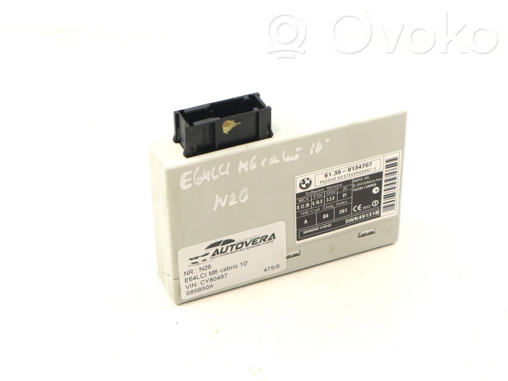 Unidad de control/módulo del control remoto   9134707