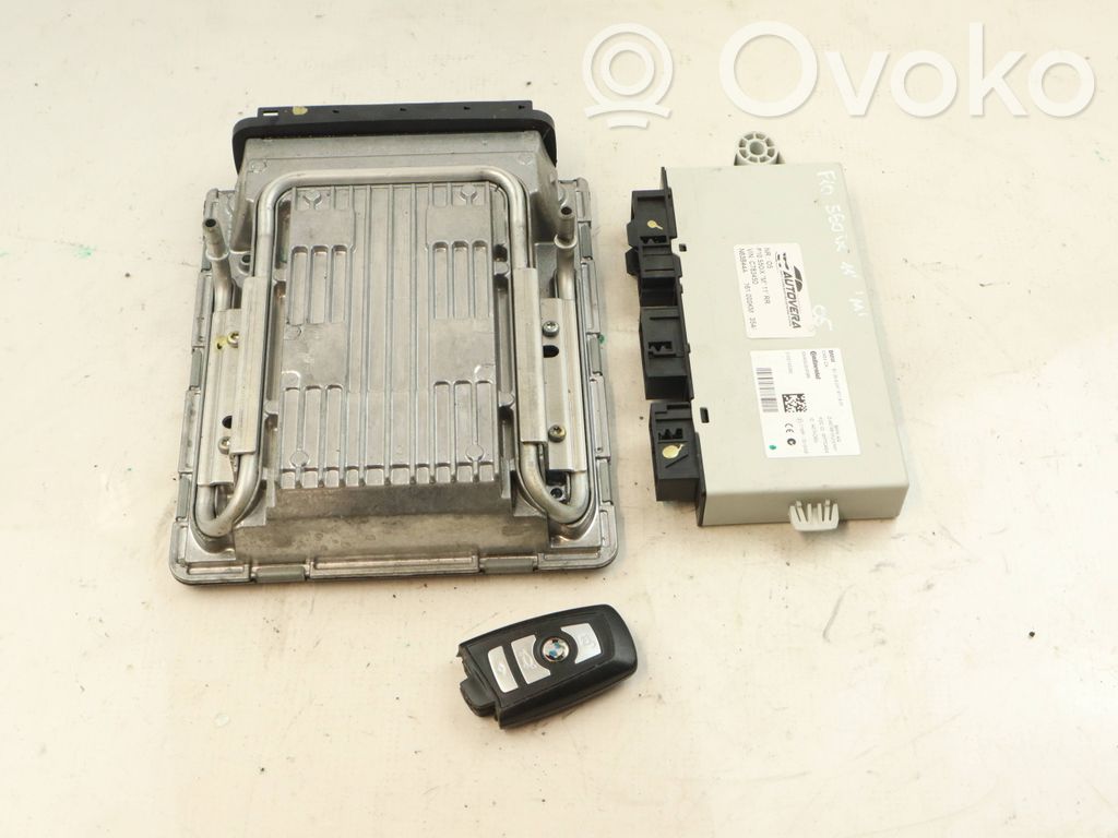BMW 5 F10 F11 Komputer / Sterownik ECU i komplet kluczy 