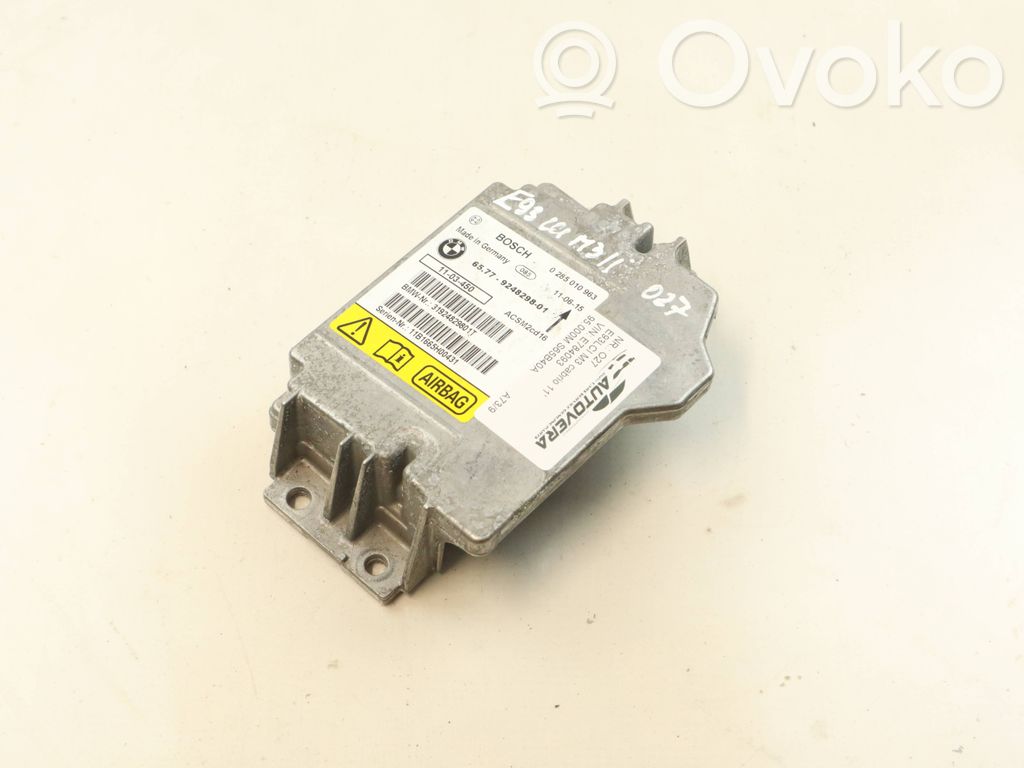 BMW 3 E92 E93 Airbag control unit/module 