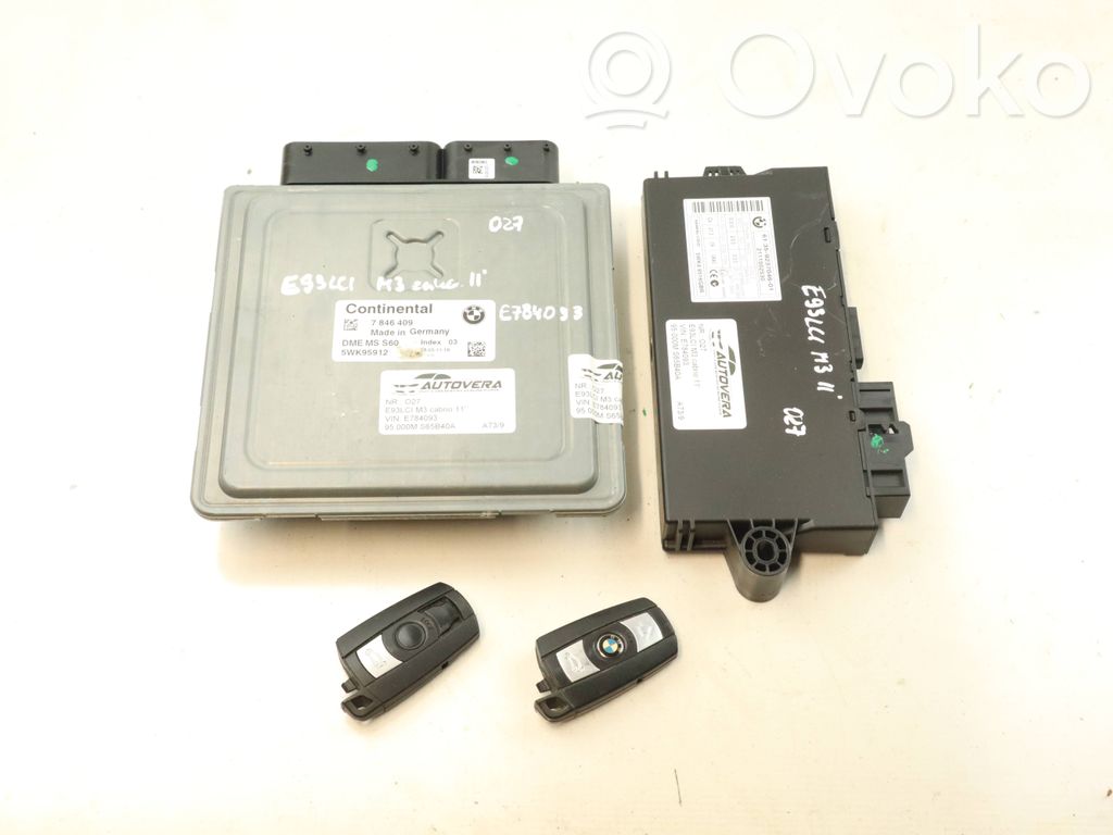 Engine ECU kit and lock set   7846409,9237046,12147846409,12147848125