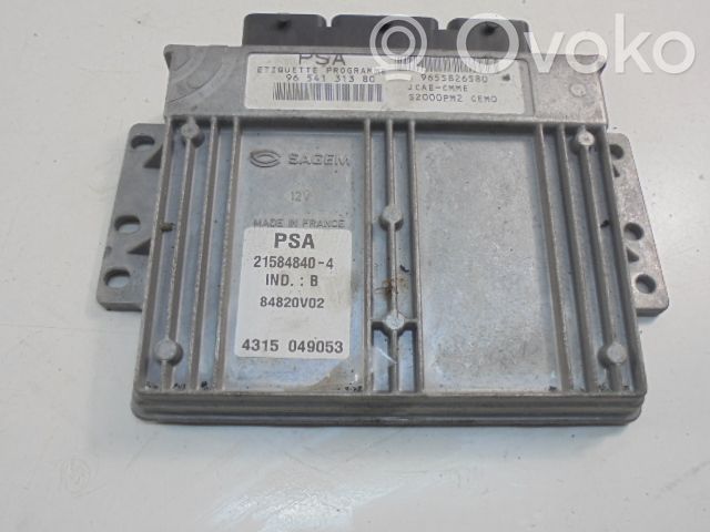 Engine control unit/module ECU   9654131380,9654131380