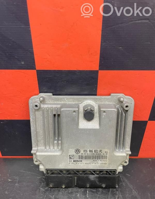 Engine control unit/module   03G906021PC,0281014072,19TDI