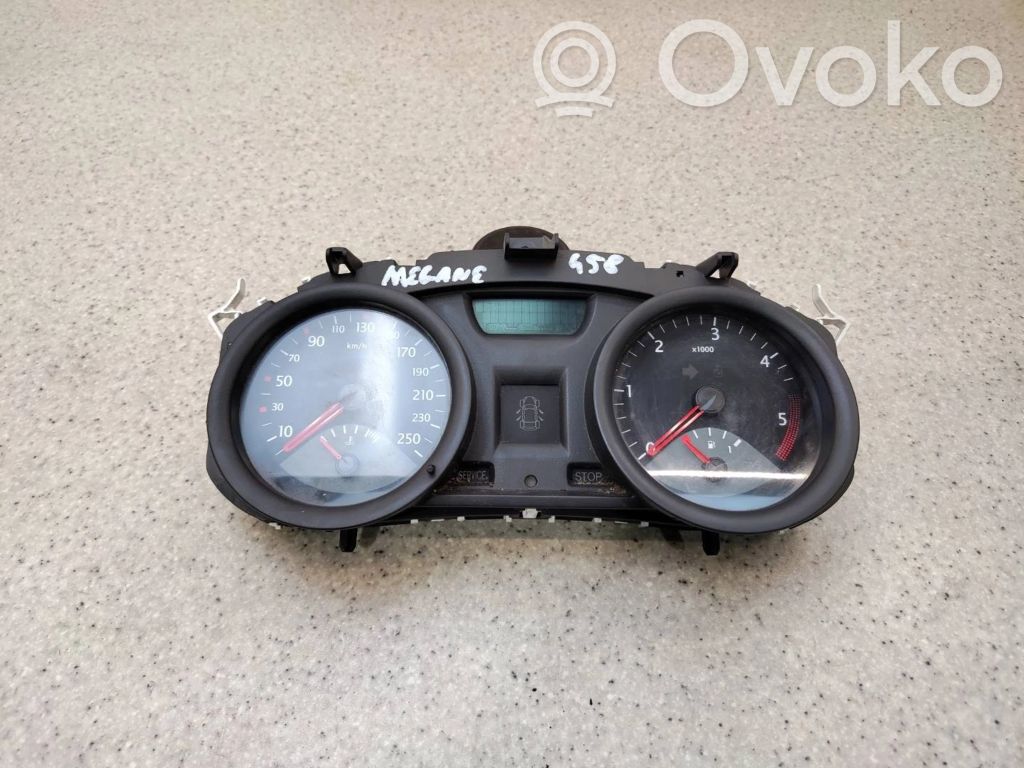 Renault Megane II Spidometras (prietaisų skydelis) 