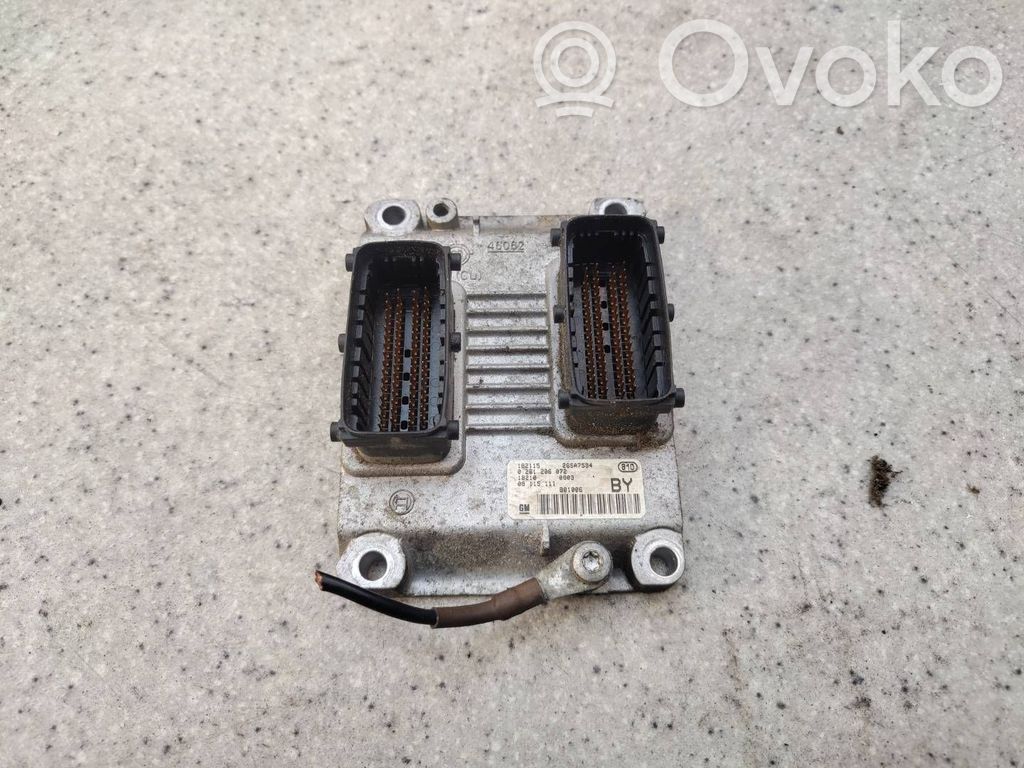 Opel Corsa C Engine control unit/module 