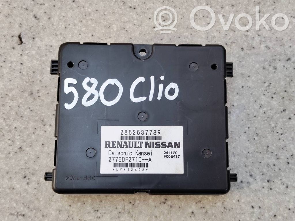 Renault Clio V Citu veidu vadības bloki / moduļi 