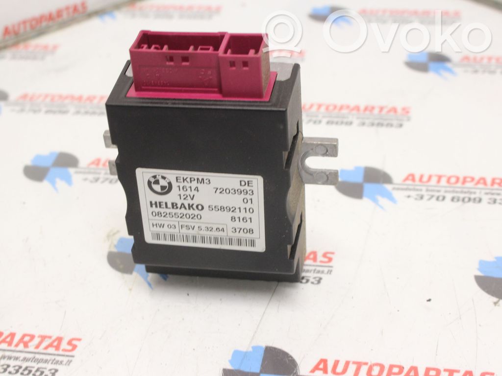 Unité de commande / module de pompe à carburant   7203993,55892110