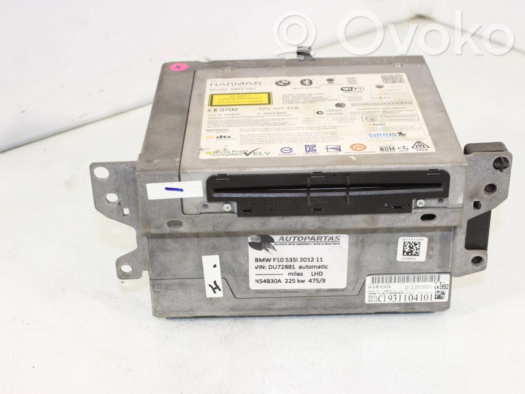 BMW 5 F10 F11 Panel / Radioodtwarzacz CD/DVD/GPS 