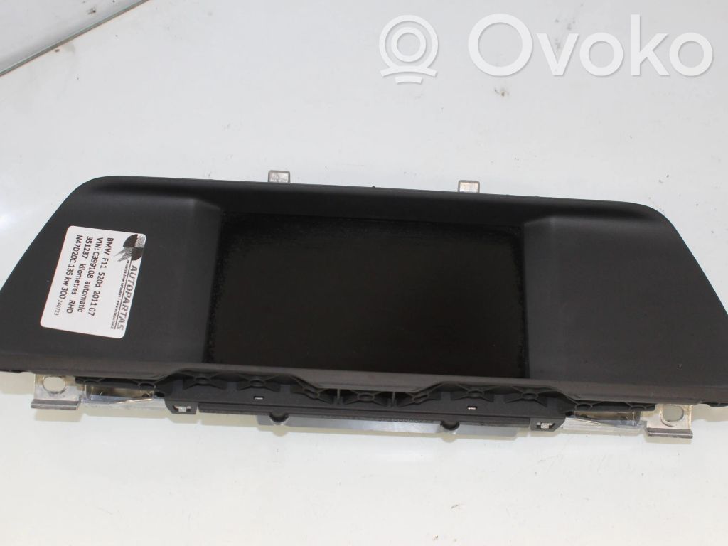 BMW 5 F10 F11 Monitor / wyświetlacz / ekran 