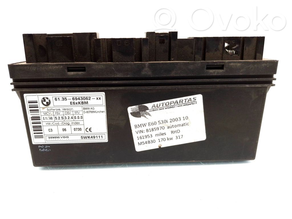 BMW 5 E60 E61 Comfort/convenience module 