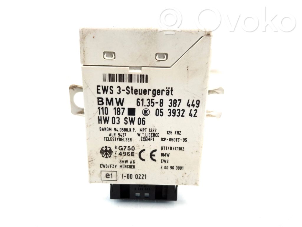 BMW 3 E46 Imobilaizera vadības bloks 