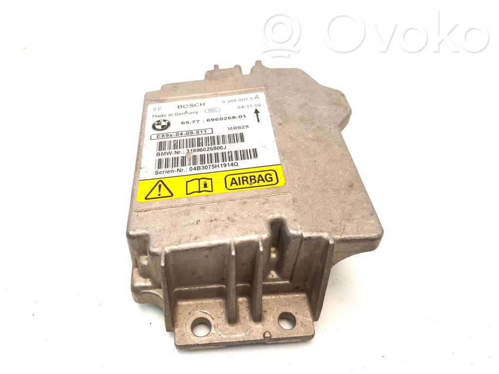 Airbag control unit/module   6960268,31696026800J,0285001531
