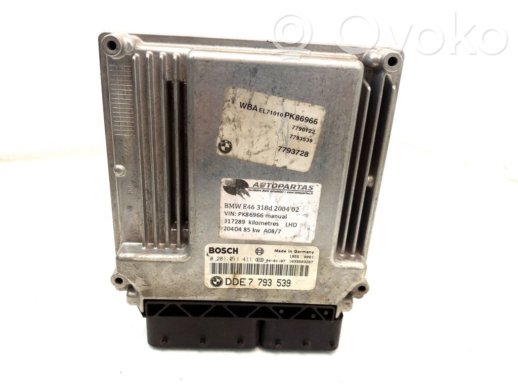 BMW 3 E46 Engine control unit/module 