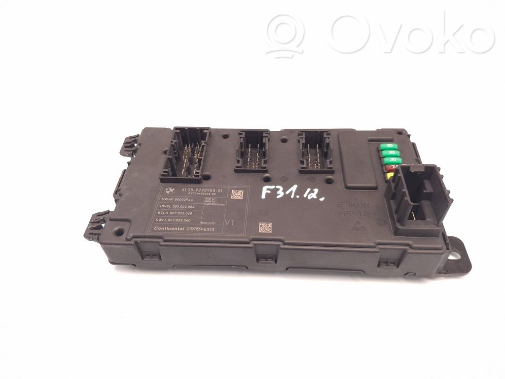 BMW 3 F30 F35 F31 Moduł / Sterownik komfortu 