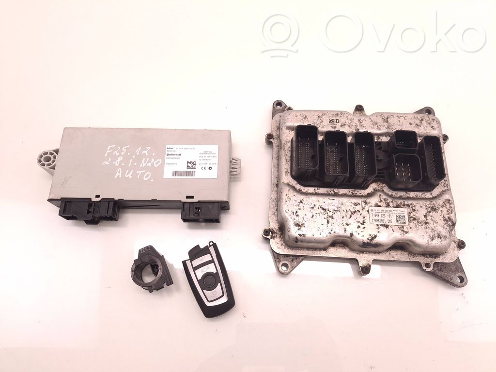 Komputer / Sterownik ECU i komplet kluczy   7649123,0261S08602,170061911,2150100915,5WK50822HBR,61359359013,61359359013901,9359013